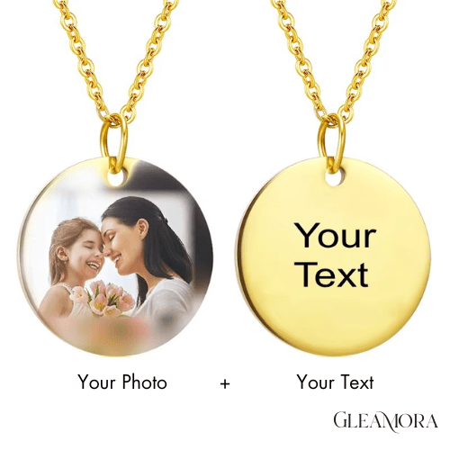 Personalized Photo Engraved Necklace - Gleamora