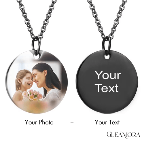 Personalized Photo Engraved Necklace - Gleamora