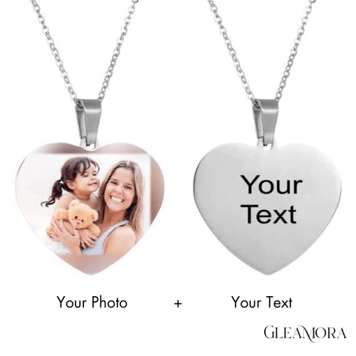 Personalized Photo Engraved Necklace - Gleamora