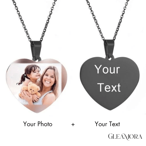 Personalized Photo Engraved Necklace - Gleamora