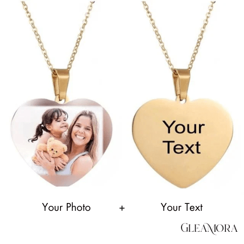 Personalized Photo Engraved Necklace - Gleamora